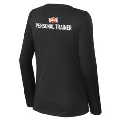 Alternative view of Women's Trainer Long Sleeve Tee (Black)